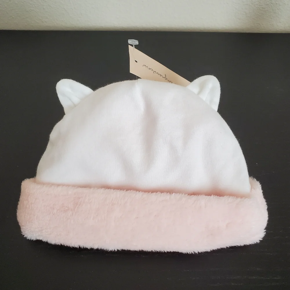Baby girl cat hat 6 to 12m New